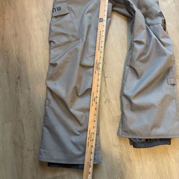 Burton DRYRIDE Cargo Snowboard Ski Pants Boys XL 14/15 Gray 30x28.5 Adjustable - Picture 13 of 16